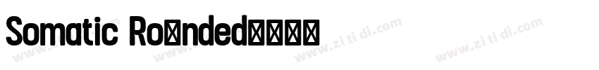 Somatic Rounded字体转换